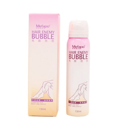 Hair removal cream spray.