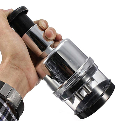 Stainless Steel Garlic Press, Suitable For Pressing Garlic, Vegetables, Onions, Nuts - Easy To Use