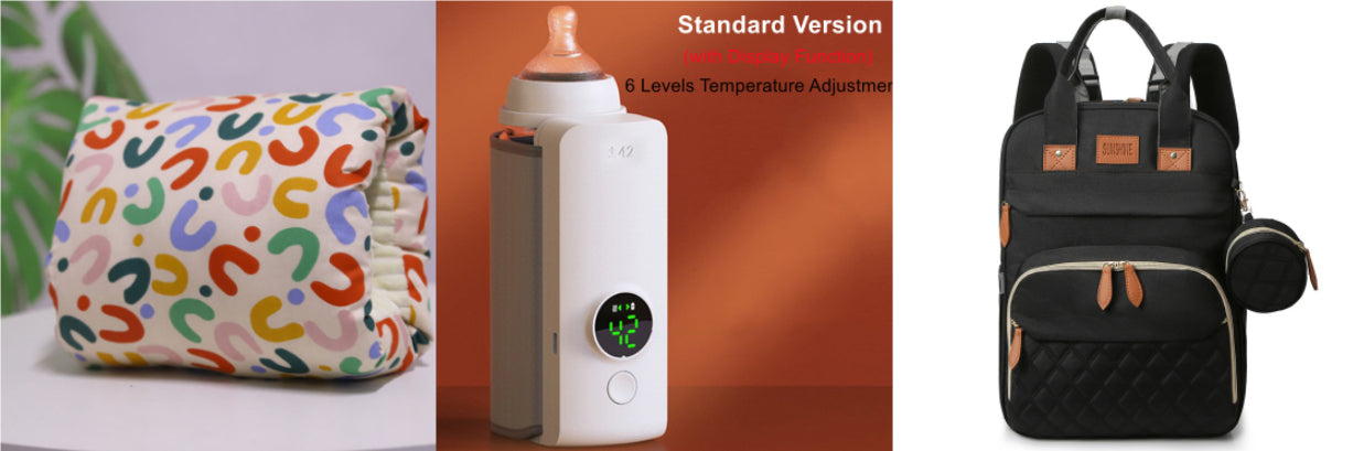 Portable Wireless Rechargeable Baby Bottle Warmer USB Charging And Heating Bag Portable Constant Temperature Milk Warmer.