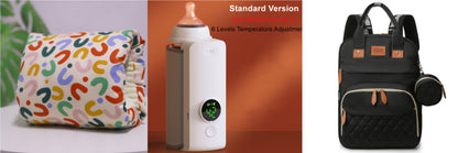 Portable Wireless Rechargeable Baby Bottle Warmer USB Charging And Heating Bag Portable Constant Temperature Milk Warmer.