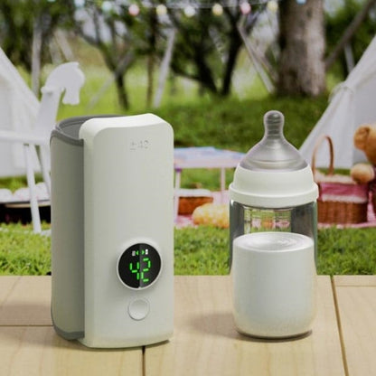 Portable Wireless Rechargeable Baby Bottle Warmer USB Charging And Heating Bag Portable Constant Temperature Milk Warmer.
