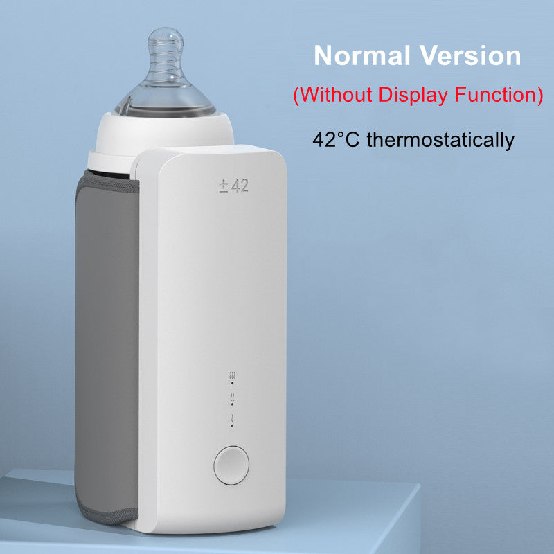 Portable Wireless Rechargeable Baby Bottle Warmer USB Charging And Heating Bag Portable Constant Temperature Milk Warmer.