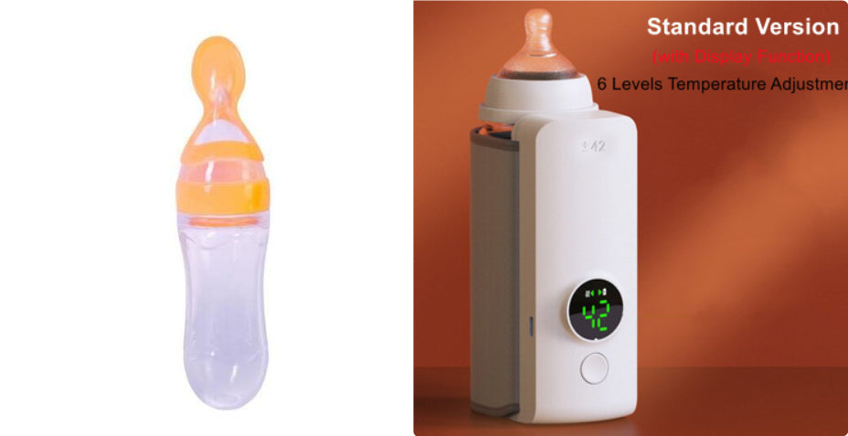 Portable Wireless Rechargeable Baby Bottle Warmer USB Charging And Heating Bag Portable Constant Temperature Milk Warmer.