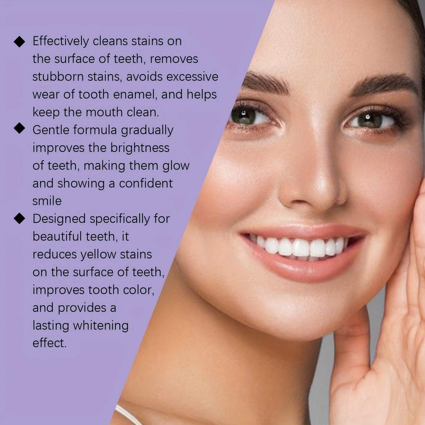 Whitening Teeth Strips Purple Teeth Strips Dry-application