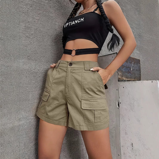 Straight Cargo Casual Loose Wide-leg Pants
