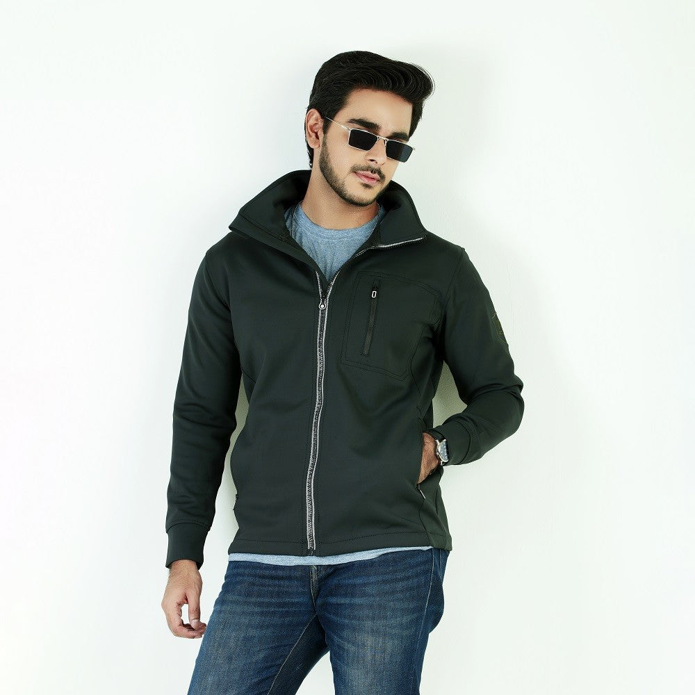 China Winter Jacket Navy-3855